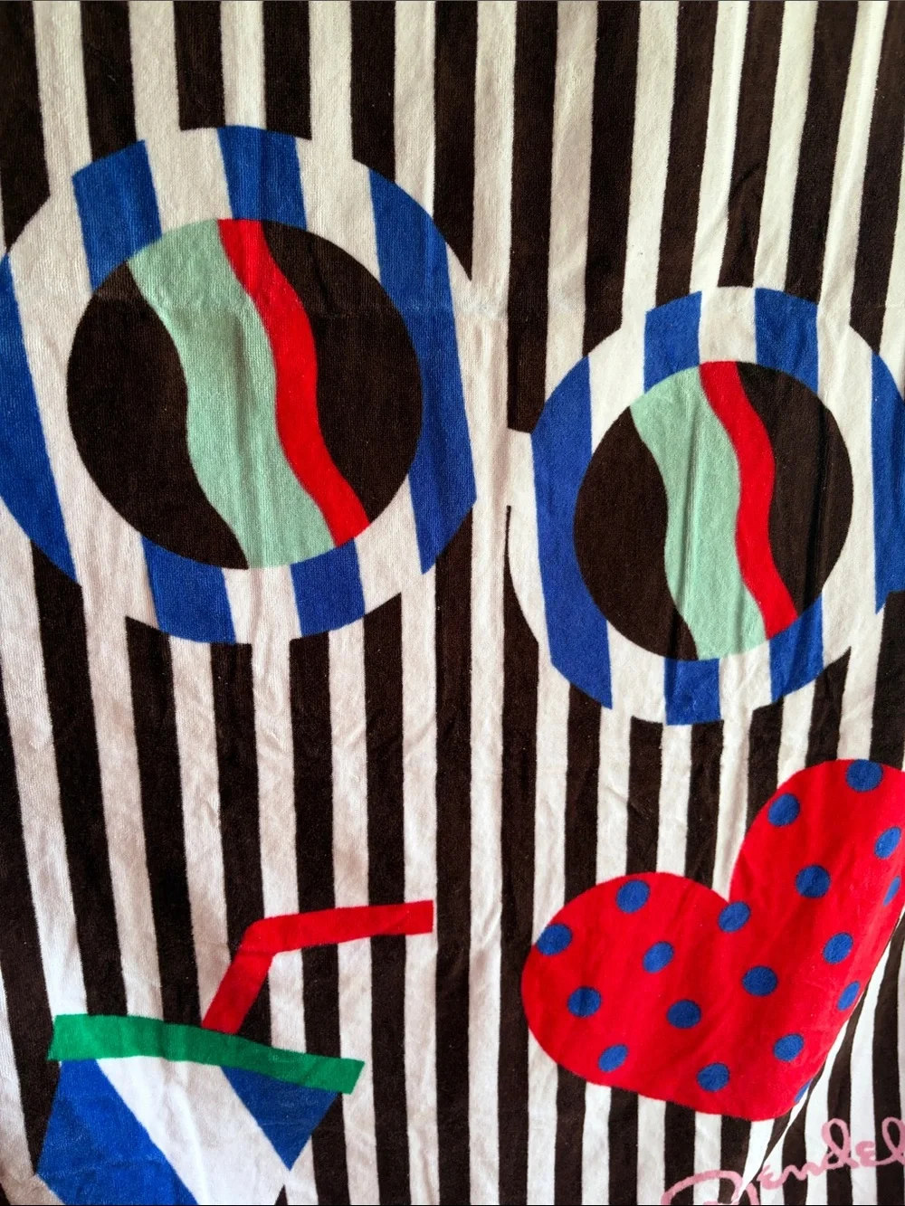 Craig & Karl X Henri Bendel Striped Large Beach Towel